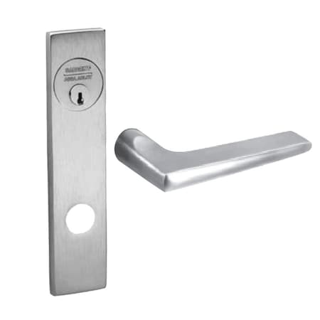 Sargent Fail Secure, 12V Electrified Mortise Lock, LE1 Escutcheon, F Lever, Satin Chrome 8271-12V LE1F 26D
